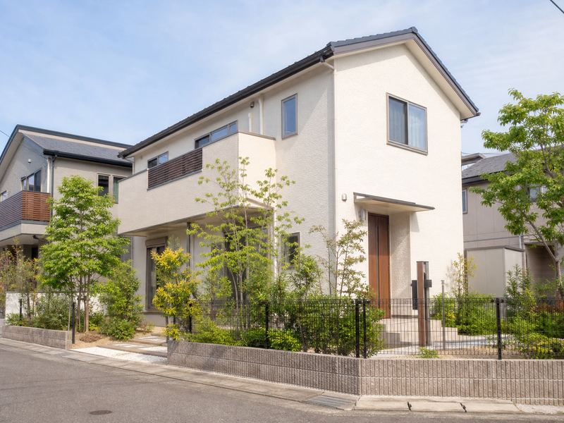 日本の一戸建て住宅の外観